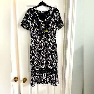 Karl Lagerfeld black and white dress